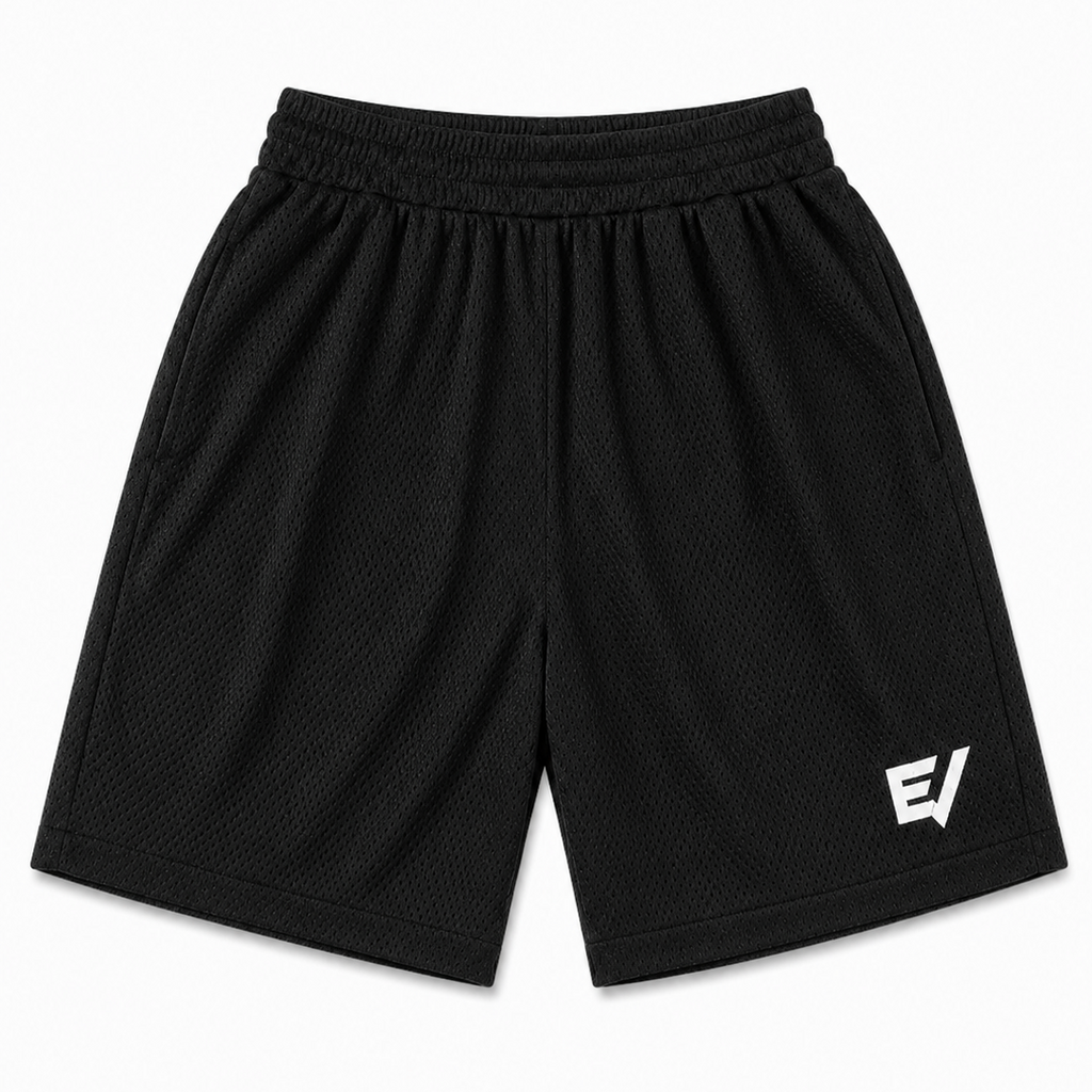 EVRY MESH SHORTS - BLACK