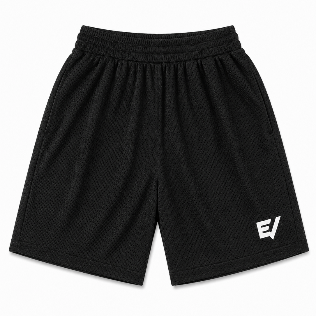 EVRY MESH SHORTS - BLACK